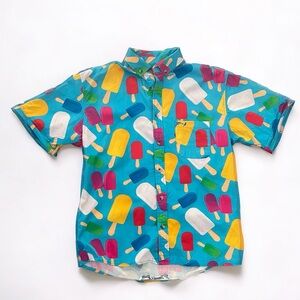 Fun colorful Popsicle Hawaiian shirt Size Small Men’s